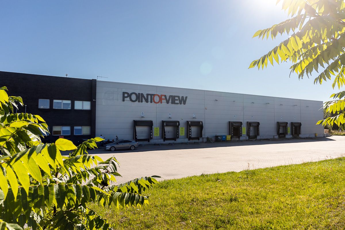 Zdjęcie magazynu Pniewy z zewnątrz