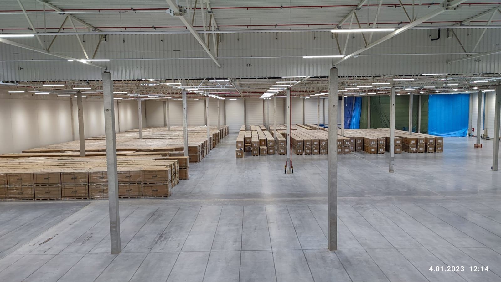 Zdjęcie wnętrza magazynu Grodzisk Mazowiecki